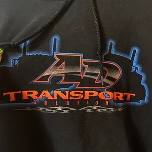 Vintage black oversized hoodie